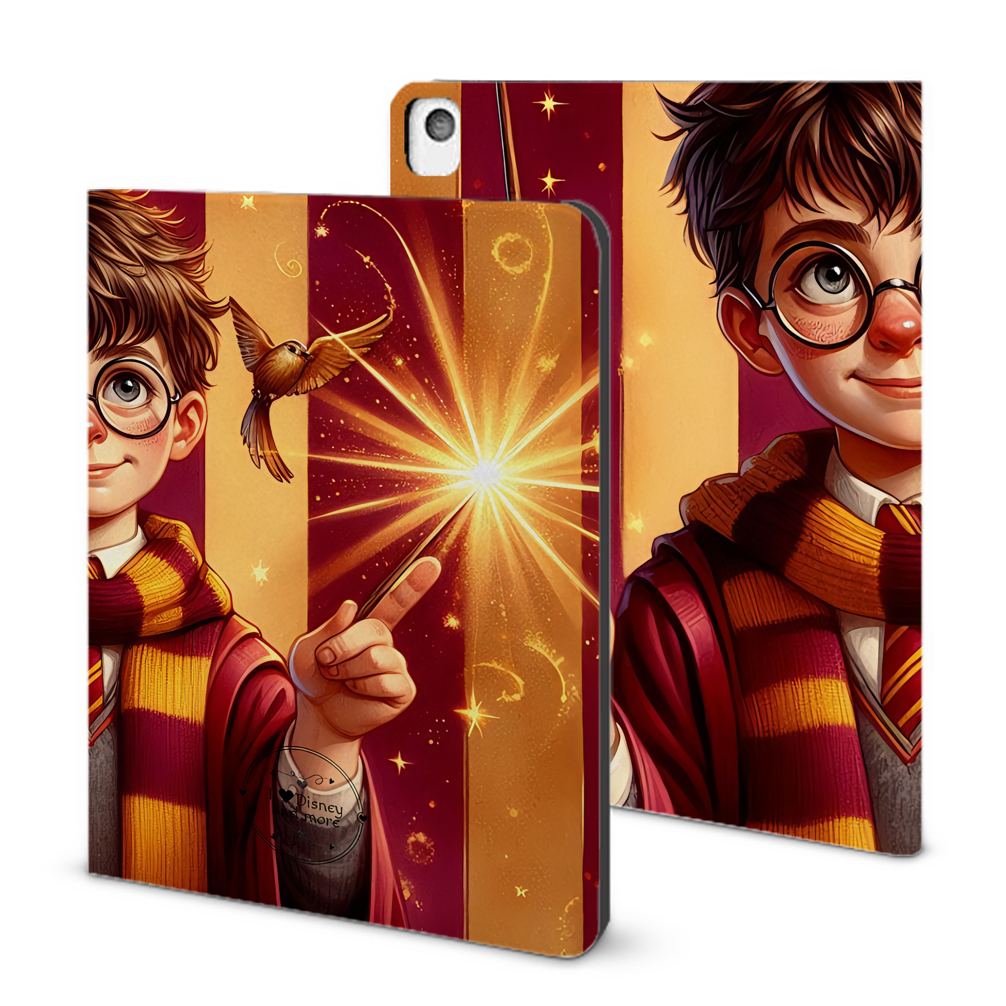 （画像用） Harry Potter ハリー・ポッターシリーズ IPadケース ペンホルダー付き ブックスタイルデザイン